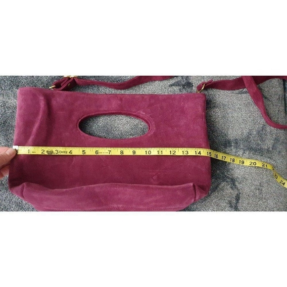 ceri hoover - classic tote - medium sized bag - juniper suede leather - Picture 13 of 16